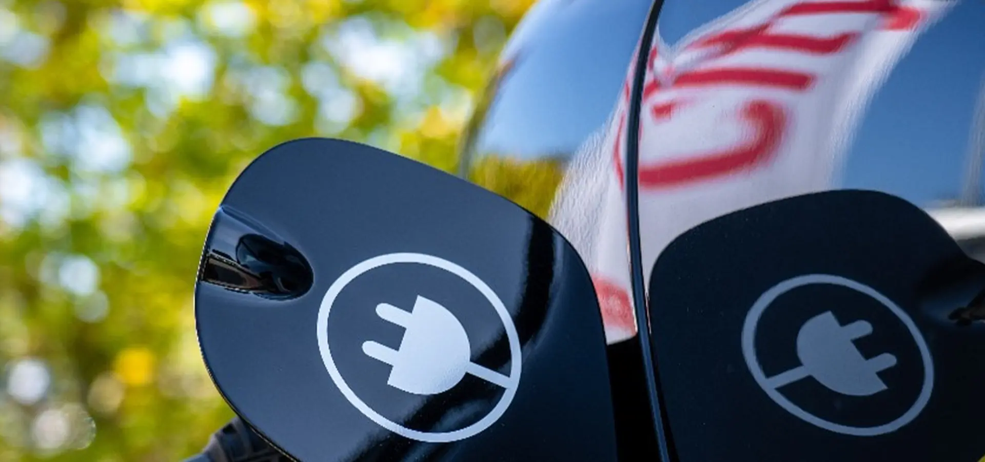 E-Auto Ladesteckdose am Auto